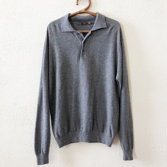 Raffi Other - Raffi Cashmere Polo Sweater L